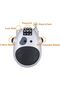 Combination Lock Cable Lock Padlock with 3 Digit Numeric Code, 80CM Extendable Cable, Heifer Shape, - 3