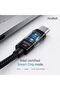 كابل M5-PRO ثندربولت 5 بطول 2 متر، كابل USB4 الجيل الرابع معتمد من إنتل، نقل بيانات بسرعة 120 جيجابت في الثانية، شحن بقدرة 240 واط PD 3.1، متوافق مع - 5
