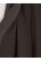 Alita City Lcw Modest Brown Polyviscon Plaid Loose & Baggy Women's Blazer Jacket with a Difference - 4