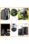 Combination Lock Cable Lock Padlock with 3 Digit Numeric Code, 80CM Extendable Cable, Heifer Shape, - 7