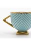 2-Piece Porcelain Mug Set with Gold Detail Tea and Coffee Cup Set - 3