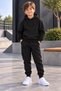 Boys' Hooded Rubberized Track Suit with Rubberized Legs
