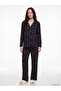 Esvab • Modern & Distinctive Shirt Roba Collar Heart Printed Maternity Pajama Set - 2