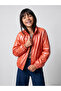 Esvab • Modern & Distinctive Gathered Detailed Stand Collar Girls' Coat - 2