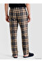 Esvab • Modern & Distinctive Checkered Embroidered Men's Pajama Bottoms - 5