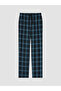 Esvab • Modern & Distinctive Standard Fit Checkered Embroidered Men's Pajama Bottoms - 6