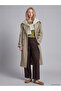 Esvab • Modern & Distinctive Jacket Roba Collar Belted Women's Trench Coat