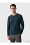 Esvab • Modern & Distinctive Zero Roba Collar Long Sleeve Pajama Top - 2