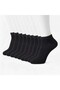 Women's Bamboo Booties Socks 12-Pack |   Breathable Moisture-Wicking Soft, Black White Gray