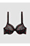 Esvab • Modern & Distinctive Underwire Unpadded Heart Embroidered T-Shirt Bra - 2