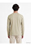 Esvab • Modern & Distinctive Zero Roba Collar Long Sleeve Combed Cotton Men's T-Shirt - 6