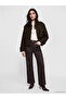 Esvab • Modern & Distinctive Stand Collar Loose Fit Women's Cashmere Jacket - 3