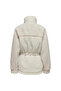 Women's Plush Coat with Stand Collar, Zipper, Waist Tie, Pockets and Teddy Detail, Winter Jacket - 2