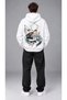 Qifrey Witch Hat Atelier Anime Printed Oversize Hooded Sweatshirt - 3
