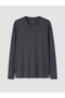 Rmz Gi̇yi̇m Farkiyla Zero Roba Collar Long Sleeve Combed Cotton Men's T-Shirt - 6
