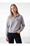 Esvab • Modern & Distinctive Stand Collar Printed Women's Sweatshirt