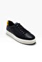 220-26 Genuine Leather Anatomical Sole Men's Sneaker Black Yellow White