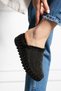Ljn-04 Filled Sole Stone Slippers with Furry Inside - 3