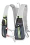 Hydration Backpack with Reflective Strips, Lightweight Running Pack, Grey and Neon Yellow