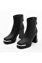 Stylish Women's Boots with Platform Heels - 4