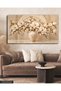 White Flower in a Vase with Gold Detail Single Piece Canvas - Canvas Painting - 7