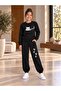 Armikids Hiding Cat Unisex Printed Crew Neck Tracksuit Set