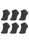 Wak Men's Cotton Booties Socks 6 Pack 39-44 |   Seamless Toe, Anti-Odor, Breathable Short Sneaker Socks - 5