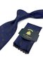 Purple Shawl Pattern Handkerchief Classic Tie Kk14023 - 3