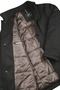 Men's Winter Black Coat Bonded Fabric Stand Collar Classic Fit - M003 - 4