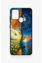 Samsung A21S Compatible Silicone Case with Sky and Earth Pattern - 4