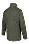 Men's Winter Khaki Coat Bonded Fabric Stand Collar Classic Fit - M003 - 6