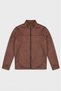 Seasonal Slim Fit Stand Collar Basic Suede Jacket - 3