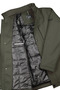 Men's Large Size Winter Khaki Coat Bonded Fabric Stand Collar Classic Fit - M003 Bat - 4