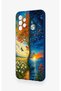 Samsung A13 Compatible Sky and Earth Pattern Silicone Case - 3