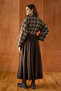 Woolen Cashmere Skirt Brown - 6