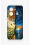 Redmi A5 Compatible Silicone Case with Sky and Earth Pattern - 4