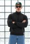 Men's Turtleneck Basic Knitwear Smoked Sweater - 5