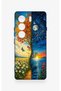 Tecno Camon 40 4g Compatible Silicone Case with Sky and Earth Pattern - 4