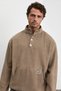 Glaims men's stand collar mink sweatshirt - 2