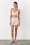 Wellsy Women's Seamless Soft Breathable Flexible Pink Underwear Set - 4