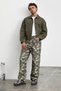 Calinan men's loose fit stone and stud detailed patterned camouflage jeans - 3