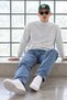 Men's Turtleneck Basic Knitwear Light Gray Sweater - 6
