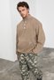 Glaims men's stand collar mink sweatshirt - 3