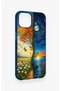 iPhone 14 Compatible Sky and Earth Pattern Silicone Case - 2