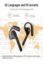 W4 Pro AI Interpreter Earbuds(Grey),Translator Device Supporting 40 Languages,Translator Earbuds for Call and Video Translation,APP Work with iOS and Android - 6