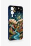 Vivo Y19 5g Compatible Night Tale Patterned Silicone Case - 3