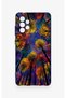 Samsung-A72 Compatible Colorful Sky Pattern Silicone Case - 2