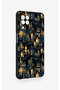 Samsung A22 Compatible Night Tale Patterned Silicone Case - 3