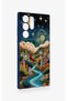 Samsung S22 Ultra Compatible Night Tale Patterned Silicone Case - 3
