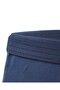 Men's Navy Blue 100% Cotton Buttoned Towel Waist Boxer - 4